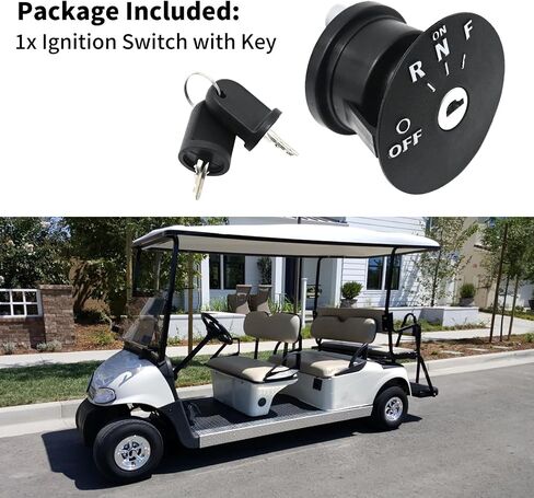 605637 Ignition Key Switch Replacement for 48V RXV EZGO Electric Golf Cart 2008-Up, 611283 609682 Golf Cart Ignition Key Switch with 2 Keys in Saudi Arabia