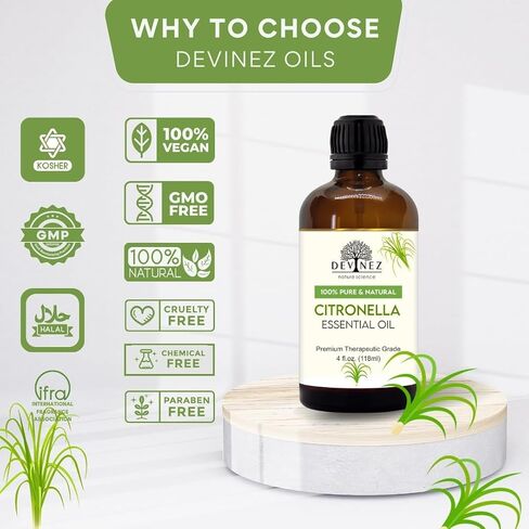 Peppermint Essential Oil - Huge 4 Fl Oz - 100% Pure and Natural - Premium Grade with Glass Dropper - Undiluted, Aromatherapy, Diffusers, Essential Oil for Skin, Hair Care, Candle Making in Saudi Arabia