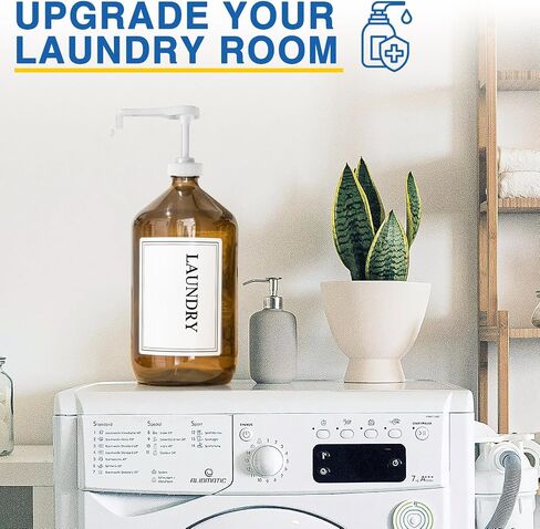 4Pcs Gallon Jug Pump Dispenser, 38-400 Leak Proof Pump for Gallon Jug - Lotion Shampoo Pump Cap Included, Fits 1 Gallon Bottle 64oz 128oz Shampoo Laundry Detergent Containers in Kuwait