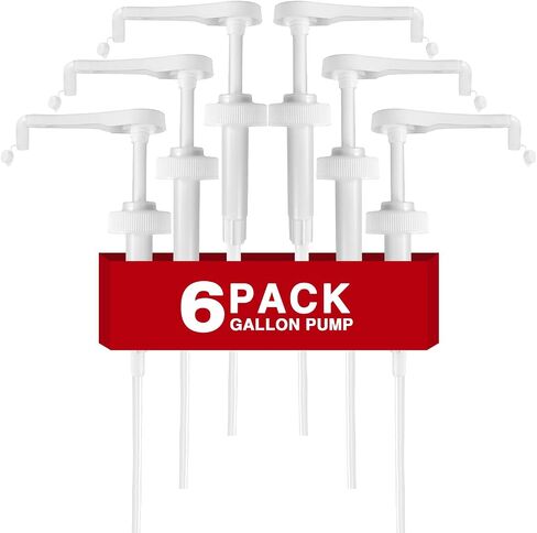 4Pcs Gallon Jug Pump Dispenser, 38-400 Leak Proof Pump for Gallon Jug - Lotion Shampoo Pump Cap Included, Fits 1 Gallon Bottle 64oz 128oz Shampoo Laundry Detergent Containers in Kuwait