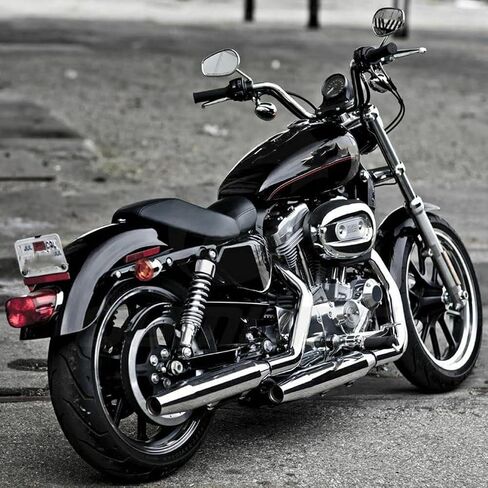 YIBO Low profile and wide professional seat for Harley Sportster XL883 1200 N 48 2005-2013 new 2006 2007 2008 2009 2010 2011 2012 2013 2014 (Style 1) in Saudi Arabia