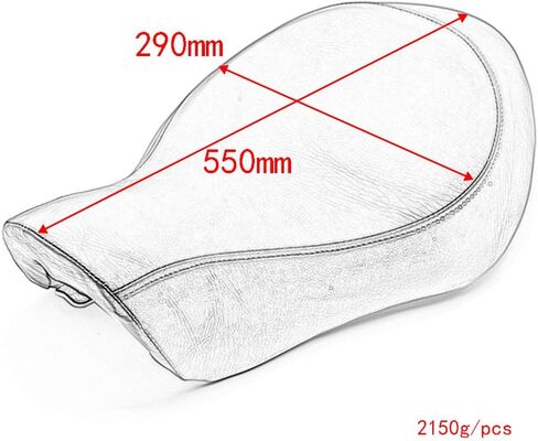 YIBO Low profile and wide professional seat for Harley Sportster XL883 1200 N 48 2005-2013 new 2006 2007 2008 2009 2010 2011 2012 2013 2014 (Style 1) in Saudi Arabia
