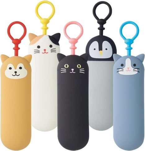 Lihit Lab A7785-4 حافظة مفاتيح، رفيعة، Hachihua Cat in Kuwait