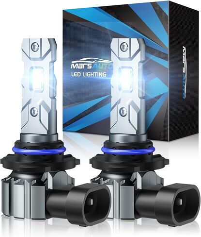 Marsauto M1S HB3/9005 Bulbs or 9005 Fog Light 2024, 24000LM Brighter 9005 Fog Bulbs, Real 1:1 Design 9005 Powersport Bulbs, 6000K White, 3min Plug and Play, IP68, Pack of 2 in Saudi Arabia