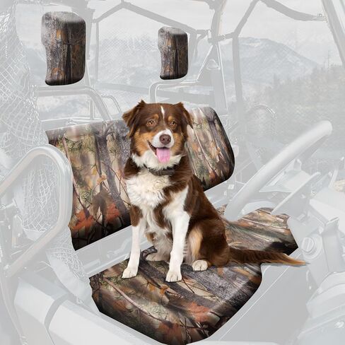 KEMIMOTO UTV Seat Covers Compatible with 2014-2024 Pioneer 700 700-4, All-Weather Protection, UV Scratch Resistant, Water-Resistant 1680D Oxford Fabric, Anti-Slip Secure Fit, Accessories (Camo Color) in Kuwait