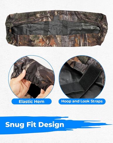 KEMIMOTO UTV Seat Covers Compatible with 2014-2024 Pioneer 700 700-4, All-Weather Protection, UV Scratch Resistant, Water-Resistant 1680D Oxford Fabric, Anti-Slip Secure Fit, Accessories (Camo Color) in Kuwait