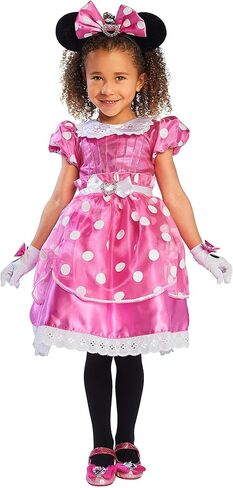 Disney Store Official Minnie Mouse Costume for Kids – Pink - 4 in Saudi Arabia