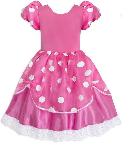 Disney Store Official Minnie Mouse Costume for Kids – Pink - 4 in Saudi Arabia