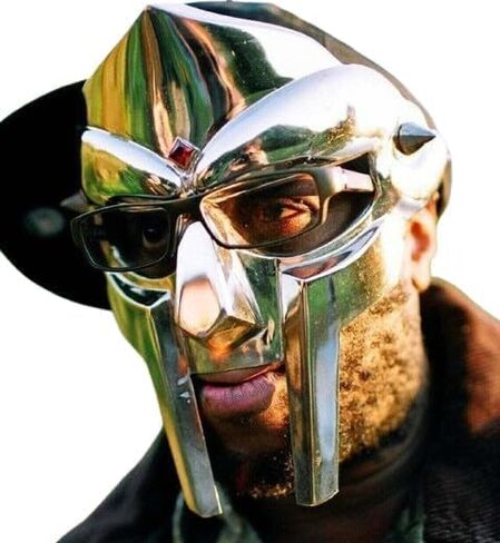 MF DOOM Gladiator Mask Steel Face Armour Medieval Hand Forget Handmade Cosplay in Saudi Arabia