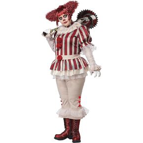 Plus Size Sadistic Clown Costume for Women