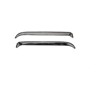 Auto Ventshade [AVS] Ventshade / Window Deflectors | Fits 1971-1996 Chevrolet and GMC Full Size Vans, 2 pcs. | Stainless - 12032