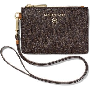 Michael Kors Women's Jet Set Charm Small Coin Convertible Lanyard, Brown/Acorn in Kuwait
