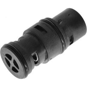 TRQ Oil Cooler Thermostat Assembly Compatible with BMW 3 Series E46 w/Automatic Transmission