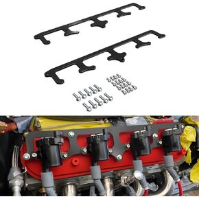 Bevinsee LS Ignition Coil Brackets D585 Mount Valve Cover 19005218 for LSX Swap Truck LS1 LS2 LS3 LS6 LM7 L33 LFA LSA LS9 LH6 LQ4 LQ9 L76 L92 L99 L96 LC9 LY6 Compatible with Chevrolet Silverado Sierra