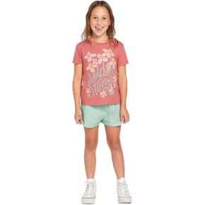 Volcom Little Girls Last Party Short Sleeve Tee