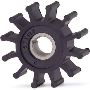 10077K Impeller Compatible with Sherwood Raw Sea Outboard Replacement with 10077K-SHW SHE10077K 10077K
