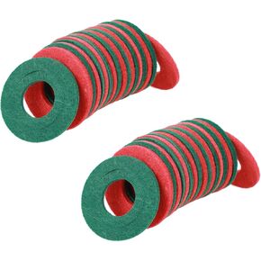 40Pieces Car Battery Terminal Protector Anti Corrosion Washers,Felt Washer Battery Washers Battery Terminal Protector Car Battery Corrosion prevention shim,Car Battery Accessories Green Red