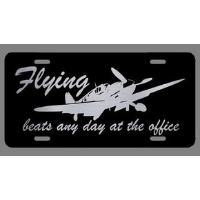Vincit Veritas Pilot Gifts Wright Brothers Laser Etched Metal License Plate Birthday Fathers Day Aeronautical Aviator Decorations Private Airplane Pilots Quotes Flight Aviation LP036