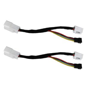 2PC Harness Wire Adapters Connectors Compatible with Toyota Corolla 2020-2023 Rear Reflector Bumper Upgrade Fog Lights