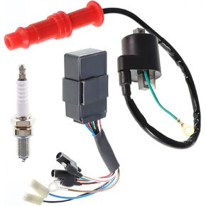 Ignition Coil Spark Plug CDI Box 3085382 3085564 3085228 3085639 Replacement for Sportsman 500 1996-2001 Scrambler 500 1997-2002 Magnum 5