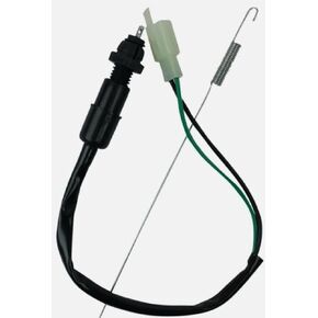 MINO Foot Brake Switch Rear Tail Light Cable Wire Male Plug with Spring for 50cc 90cc 110cc 125cc 150cc 200cc 250cc ATV Quad Four Wheeler Go Kart Motorcycle Kazuma Sunl Roketa RedCat