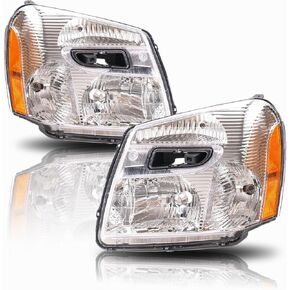 Headlights Assembly Replacement for 2005 2006 2007 2008 2009 Chevy Equinox All Models,Driver & Passenger Side