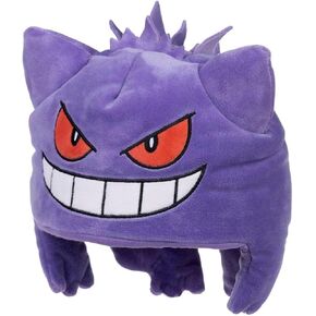 Pokémon Center: Gengar Pokémon Partner Plush Hat (One Size-Adult) Multicolored