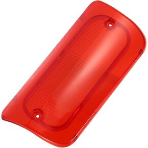 Unifizz Red Third Brake Light Lens Cover Compatible With 1994-2004 Chevy S10 GMC Sonoma High Mount Stop Lamp Assembly (for Extended Cab only) Replace for 16520296
