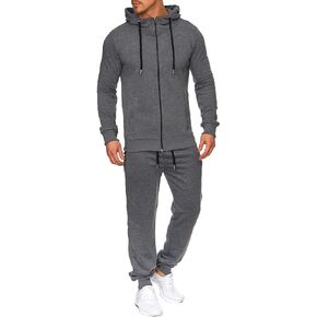 AIFARLD Sweatsuits for Men Tracksuit Sets 2 Piece Full Zip Hoodie Sweatpants Suits for Casual Sports Jogging Running