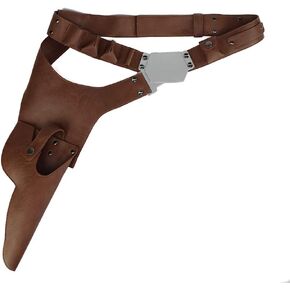 CrazyCatCos Han Solo Belt Cosplay Props Costume Halloween Accessories Brown