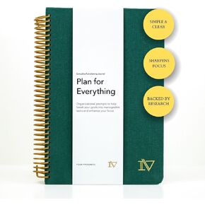Plan for Everything: Best ADHD Productivity Planner for Adults and Students, Task and Time Tracker, Improved Executive Functioning, Enhance Focus & Organization, Women and Men, Achieve Goals