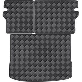 Cargo Mat & Backrest Mats for 2023 2024 Kia NIRO & Kia NIRO Hybrid (Not for NIRO EV & NIRO PHEV) Accessories, All Weather Waterproof Rear Cargo Liner Rear Trunk Liner Back Seat Cover Protector