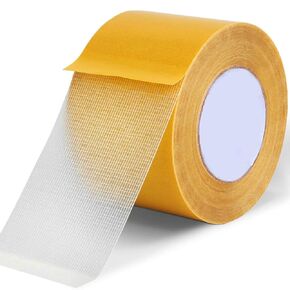 Double-Sided Mesh High-Performance Tape, 3 inch Double Sided Transparent Super Adhesive Tape with Fiberglass Mesh, Fixed Carpet, Pendant and Daily Articles