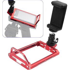 Metal Radio Transmitter Protector Bracket w/Phone Mount Holder Compatible with Flysky Noble NB4 Pro NB4 Lite NB4 Transmitter Upgrade Part