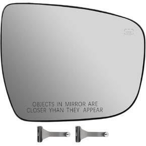 Carbhub Passenger Side Mirror Glass Compatible with Nissan Murano Pathfinder Rogue 2014-2023 with Backing Plate Replaces 963654BA0A NI1325119 AM-349186500