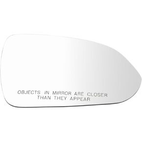 TRQ Right Mirror Glass Compatible with 2018-2020 Hyundai Accent 2018 Kia Rio