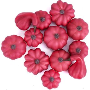 Pumpkin Decor Set of 12 Black Mantel Table Centerpiece Farmhouse Thanksgiving Fall Decorations for Home