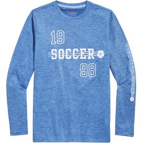 vineyard vines Boys' Soccer 1998 Long-Sleeve Harbor Tee