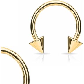Horseshoe Piercing Hoop 316l stainless steel 16G - Versatile Lightweight Body piercing Jewelry for Ear, Nose, Lip, Eyebrow, and More for Men and Women