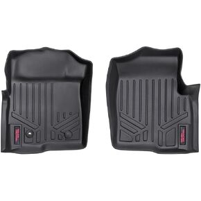 Rough Country All Weather Front Floor Mats Set for Ford F-150 (2004-2008) - Custom Fit Truck Floor Mats, Waterproof, Front Floor Mats (Pair)