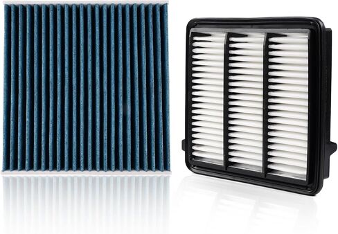 Cabin Air Filter and Engine Air Filter Fit for Honda Civic 1.5L 2022-2025, Accord 2023-2025 L4 1.5L, CR-V 2023-2025 L4 1.5L, Acura Integra 2023-2025 L4 1.5L Replacement CF11182 17220-64A-A00 in Saudi Arabia