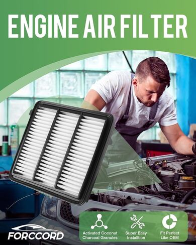 Cabin Air Filter and Engine Air Filter Fit for Honda Civic 1.5L 2022-2025, Accord 2023-2025 L4 1.5L, CR-V 2023-2025 L4 1.5L, Acura Integra 2023-2025 L4 1.5L Replacement CF11182 17220-64A-A00 in Saudi Arabia