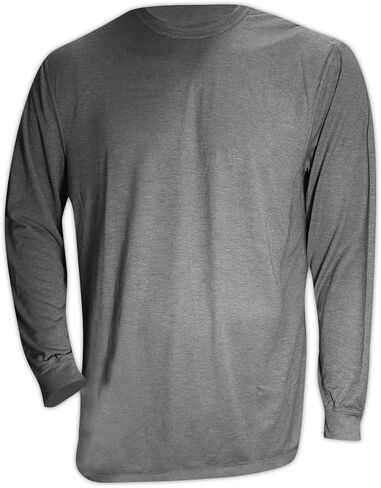 MAGID ARS450GYL AR Defense NFPA 70E Compliant Jersey Knit Shirt, Large, Gray in Kuwait