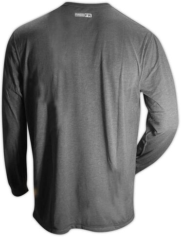 MAGID ARS450GYL AR Defense NFPA 70E Compliant Jersey Knit Shirt, Large, Gray in Kuwait