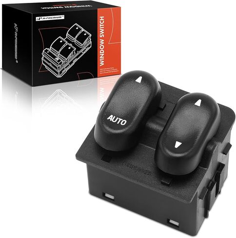 مفتاح نافذة الطاقة الرئيسي A-Premium متوافق مع Ford F-150 F150 F-250 F250 1997-1999، F-250/F-350/F-450/F-550 Super Duty 1999، جانب السائق الأيسر الأمامي in Kuwait