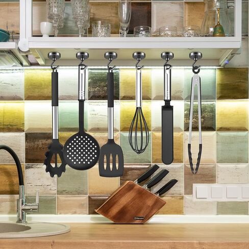 NOBEFY 20 حزمة من الخطافات المغناطيسية شديدة التحمل، خطافات مغناطيسية 22 كجم للتعليق، خطافات مغناطيسية قوية للرحلات البحرية، خطاف مغناطيسي للمطبخ، المرآب، المكتب in Kuwait