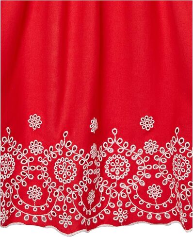 Speechless Girls' Smocked Bodice Flutter Sleeve Dress, Olive/Rose, 7 in Saudi Arabia