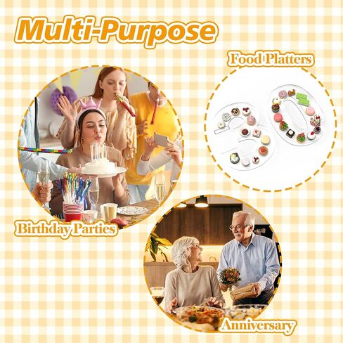 Acrylic Number Charcuterie Board Box: Clear Reusable Number Box Display Tray Candy Dish Decorations (30) in Saudi Arabia