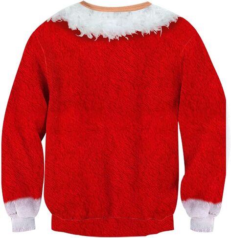Ugly Christmas Sweatshirts Men Long Sleeve Women Xmas Sweater Pullover in Saudi Arabia