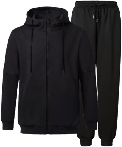AIFARLD Sweatsuits for Men Tracksuit Sets 2 Piece Full Zip Hoodie Sweatpants Suits for Casual Sports Jogging Running in Saudi Arabia